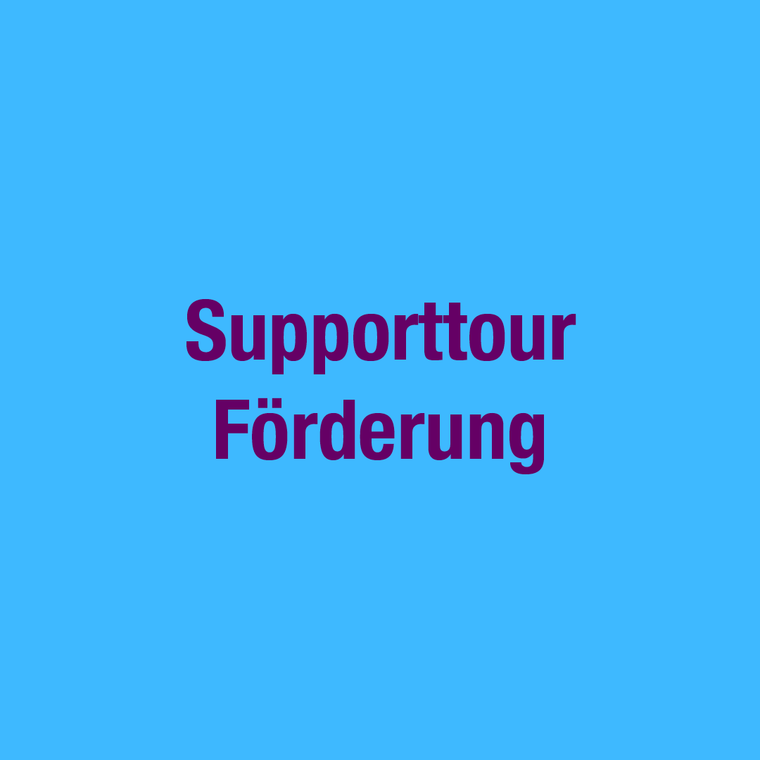 Supporttourförderung