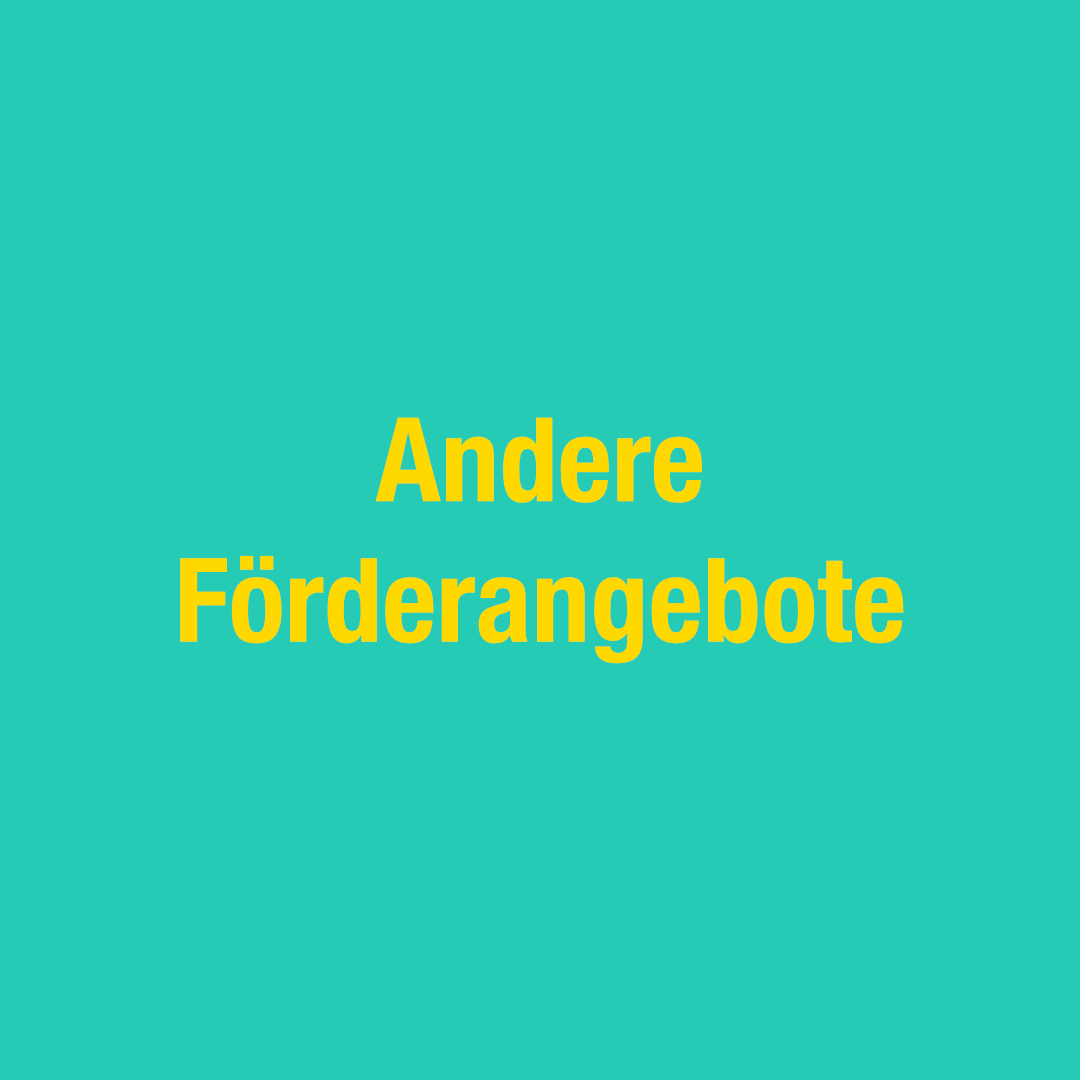 Andere Förderangebote