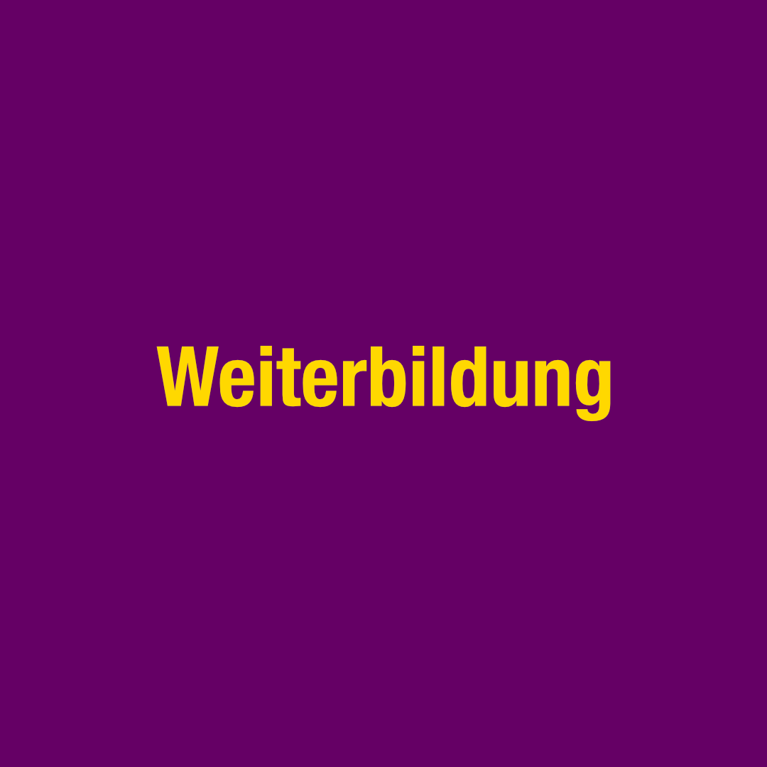 Weiterbildung